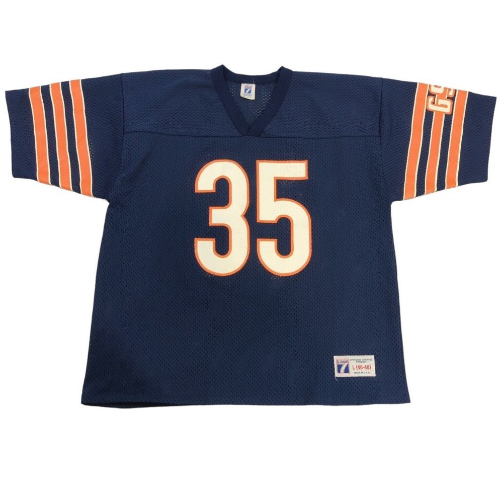 Vintage Logo 7 NEAL ANDERSON No. 35 CHICAGO BEARS Mesh JERSEY Size L (46-48)